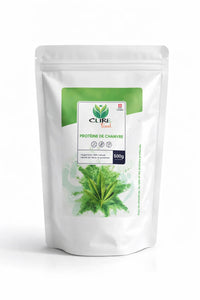 CureFood hennep proteïne poeder is een 100% natuurlijke plantaardige eiwitbron, rijk aan vezels. Ideaal voor shakes en smoothies. Verkrijgbaar bij Veroborsa.