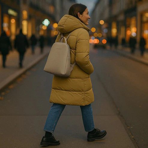 Altviool Taupe Rugzak